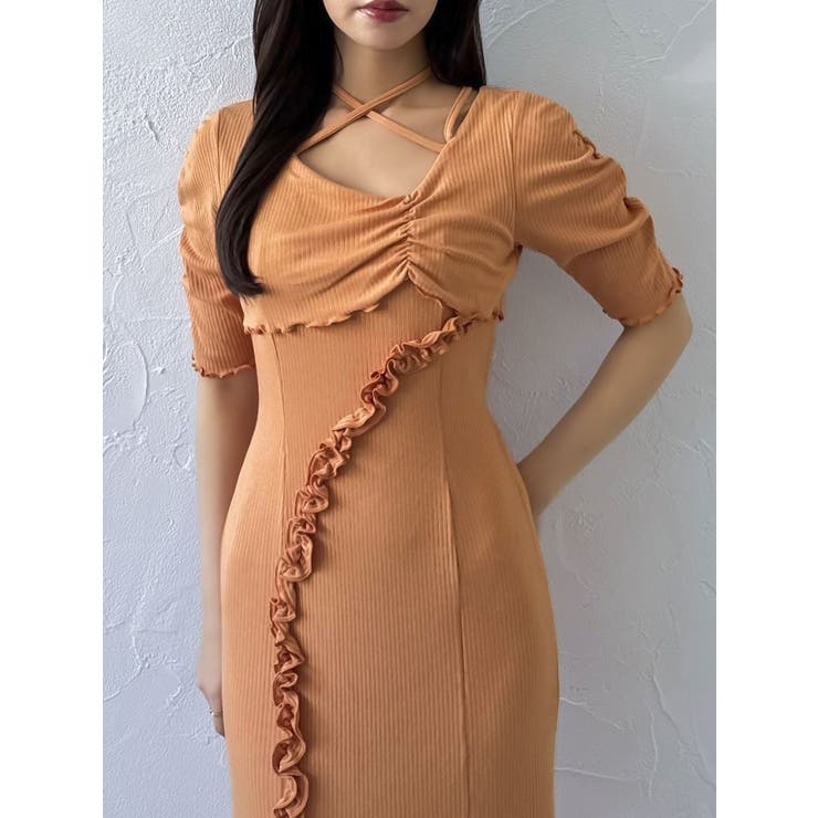 アシメレイヤードカットワンピース | dazzlin | 詳細画像30 