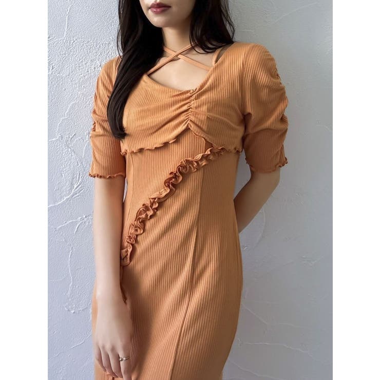 アシメレイヤードカットワンピース | dazzlin | 詳細画像31 