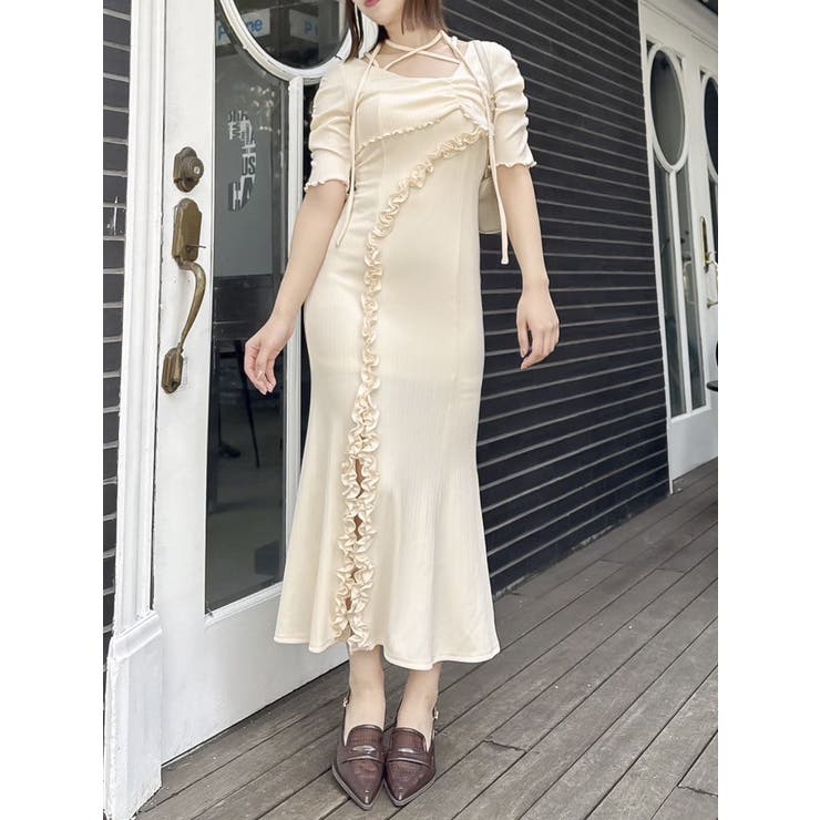 アシメレイヤードカットワンピース | dazzlin | 詳細画像8 