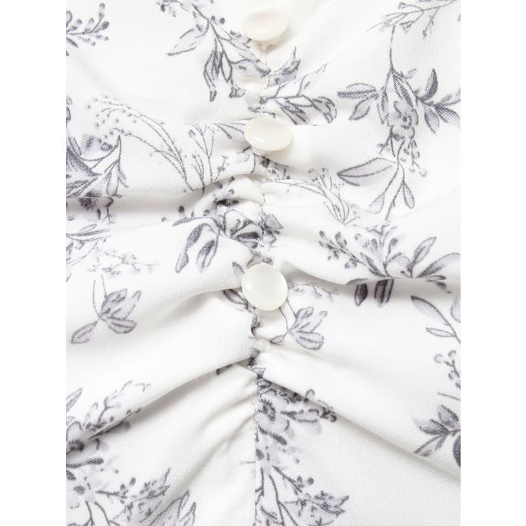 ウエストカットアウトパイピングワンピース[品番：MKSW0063664