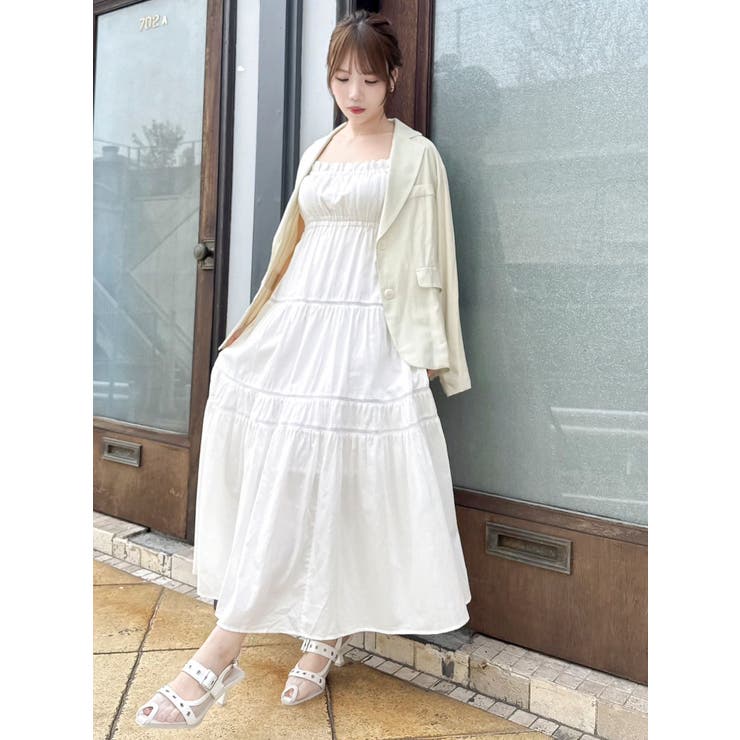 サイドオープンコットンワンピース | dazzlin | 詳細画像3 