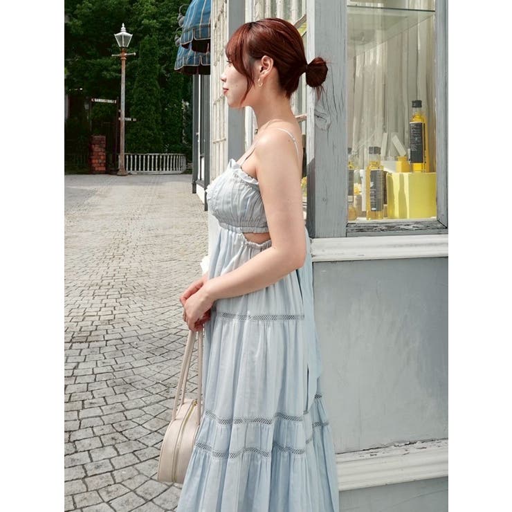 サイドオープンコットンワンピース | dazzlin | 詳細画像30 