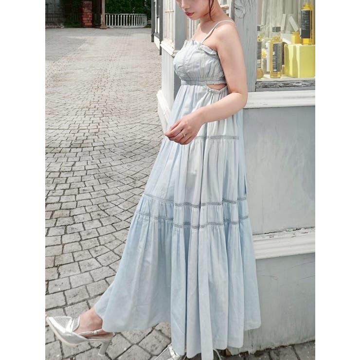 サイドオープンコットンワンピース | dazzlin | 詳細画像31 