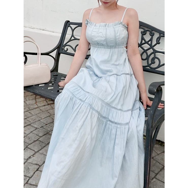 サイドオープンコットンワンピース | dazzlin | 詳細画像32 