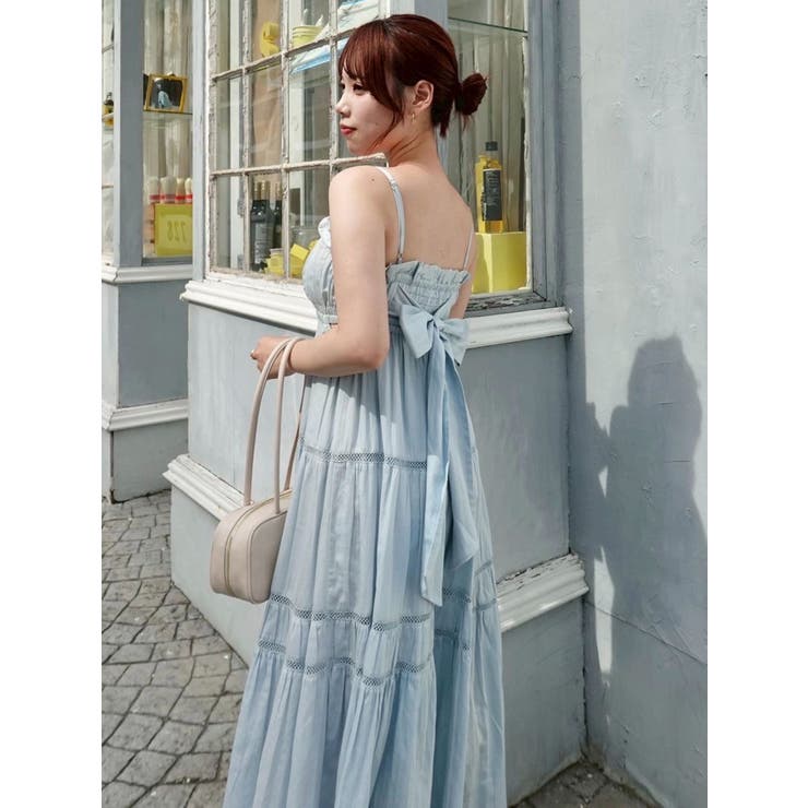 サイドオープンコットンワンピース | dazzlin | 詳細画像33 