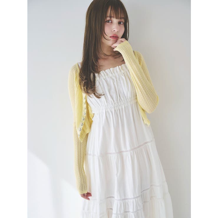 サイドオープンコットンワンピース | dazzlin | 詳細画像35 