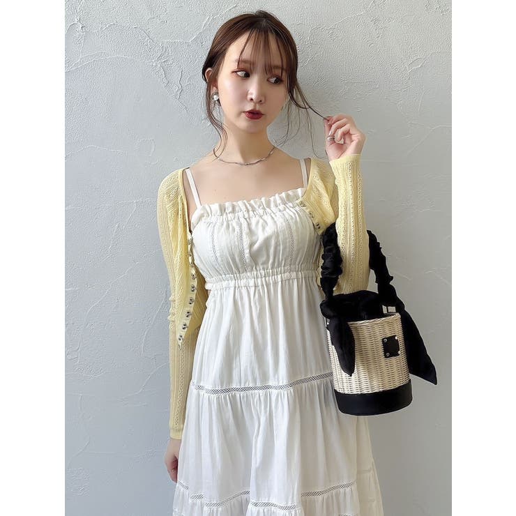 サイドオープンコットンワンピース | dazzlin | 詳細画像43 