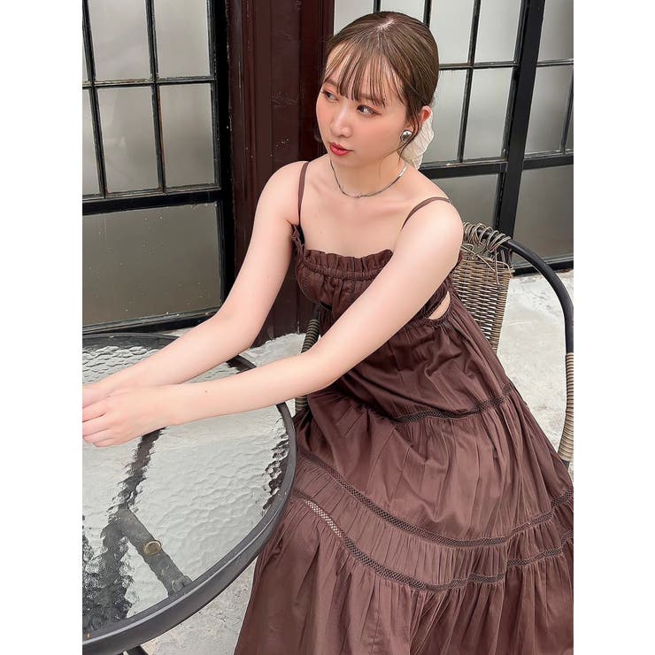 サイドオープンコットンワンピース | dazzlin | 詳細画像44 