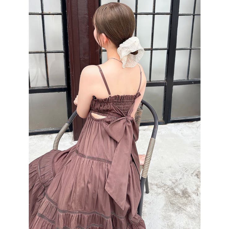 サイドオープンコットンワンピース | dazzlin | 詳細画像45 