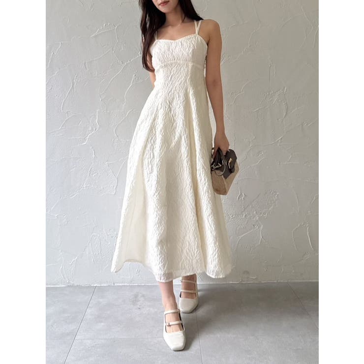 バックリボンジャカードキャミワンピース | dazzlin | 詳細画像22 