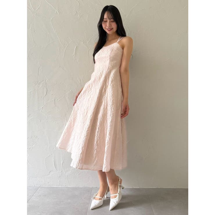 バックリボンジャカードキャミワンピース | dazzlin | 詳細画像28 