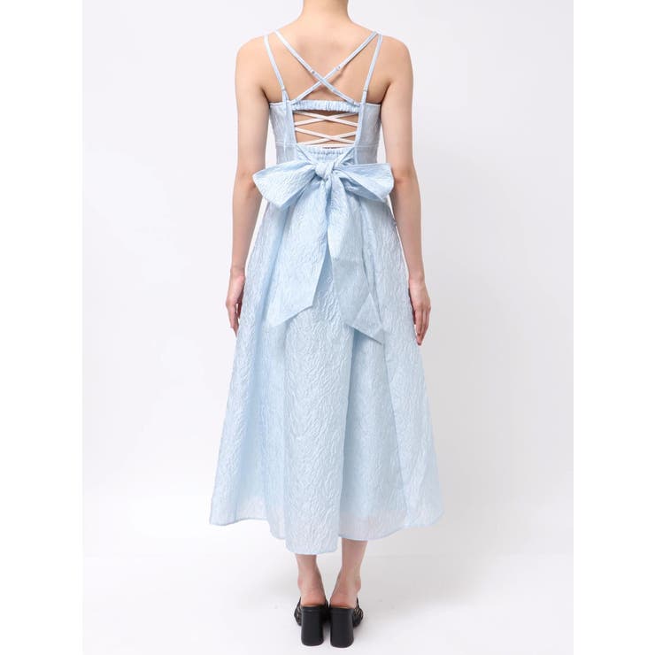 バックリボンジャカードキャミワンピース | dazzlin | 詳細画像33 