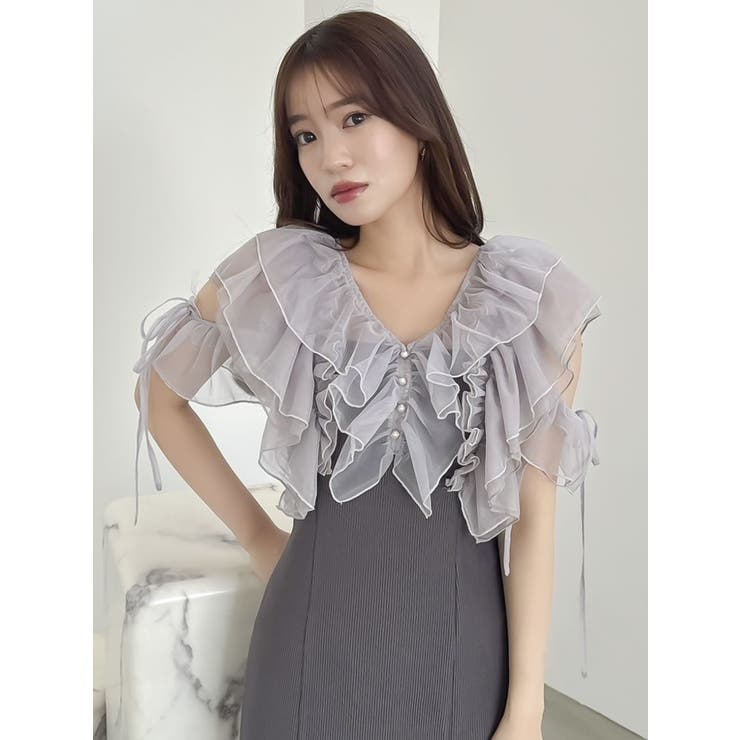 ラッフルリブワンピース | dazzlin | 詳細画像11 