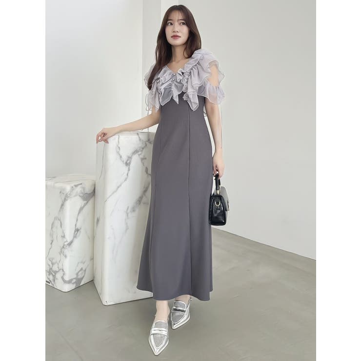 ラッフルリブワンピース | dazzlin | 詳細画像15 