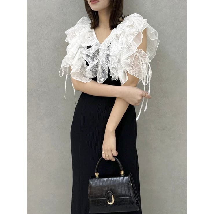 ラッフルリブワンピース | dazzlin | 詳細画像24 