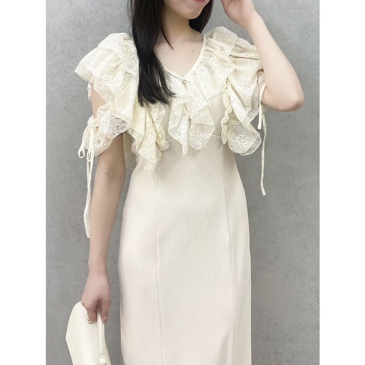 ラッフルリブワンピース | dazzlin | 詳細画像32 