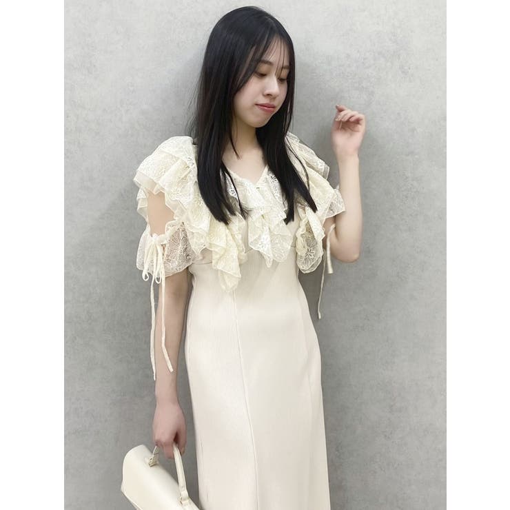 ラッフルリブワンピース | dazzlin | 詳細画像35 