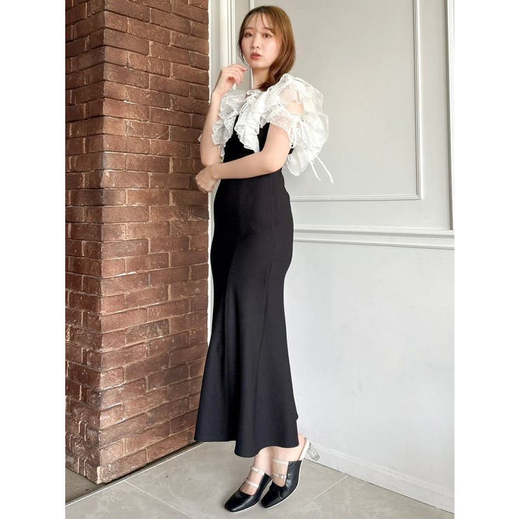 ラッフルリブワンピース | dazzlin | 詳細画像40 