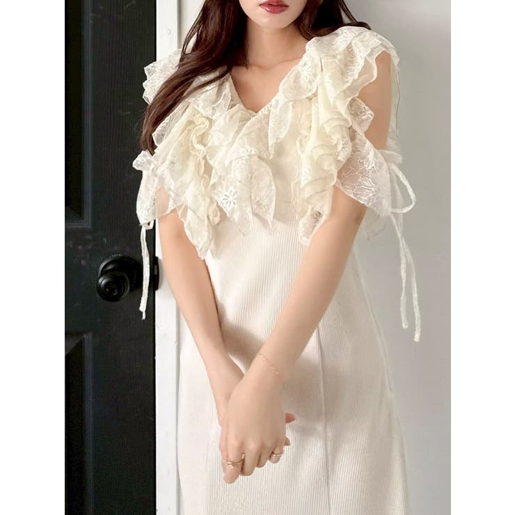 ラッフルリブワンピース | dazzlin | 詳細画像44 