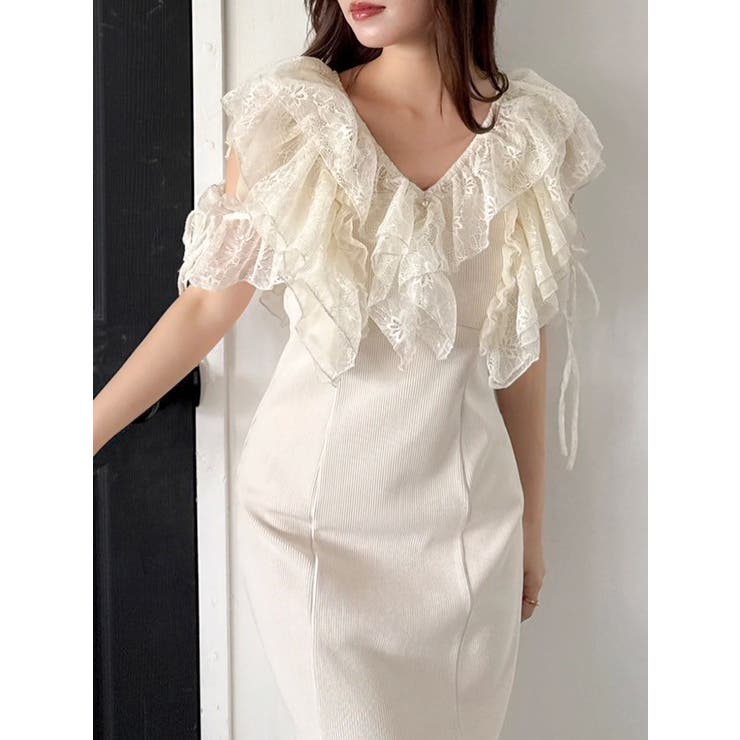 ラッフルリブワンピース | dazzlin | 詳細画像45 