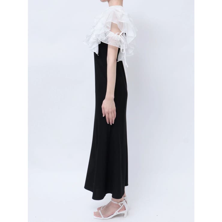 ラッフルリブワンピース[品番：MKSW0064424]｜dazzlin（ダズリン