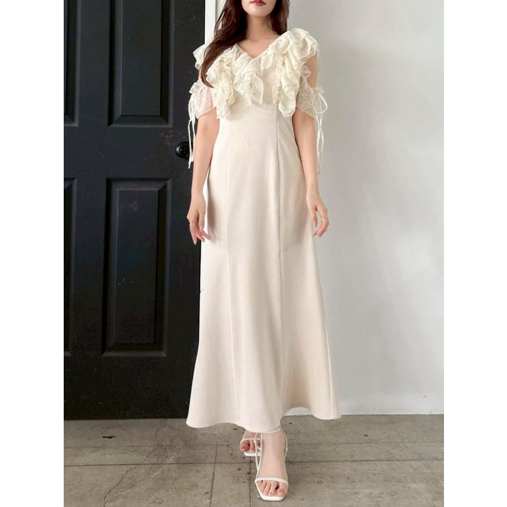 ラッフルリブワンピース | dazzlin | 詳細画像6 