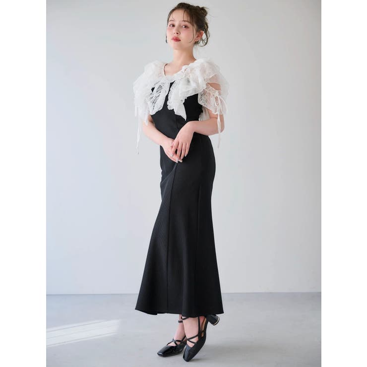 ラッフルリブワンピース | dazzlin | 詳細画像8 