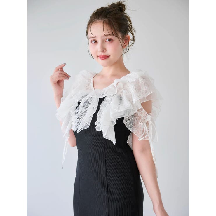 ラッフルリブワンピース | dazzlin | 詳細画像9 