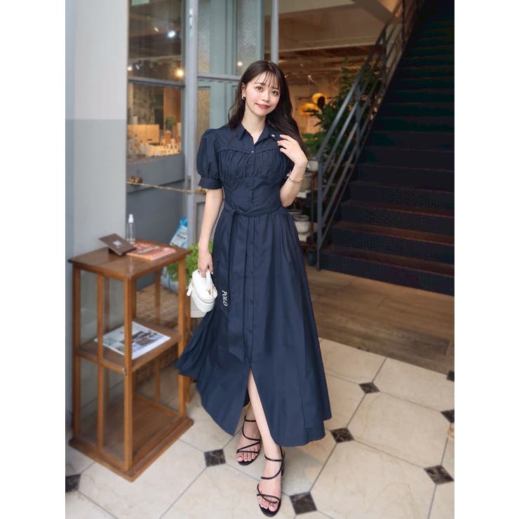 POLO BCSコラボ/再生産】コルセットスウィッチングシャツ