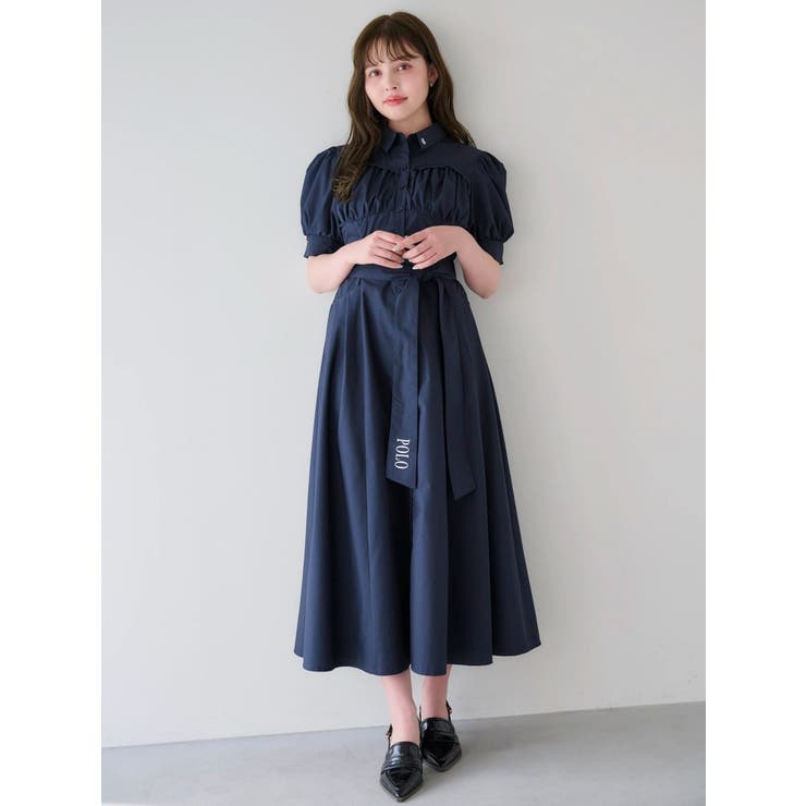 【POLO BCSコラボ/再生産】コルセットスウィッチングシャツワンピース | dazzlin | 詳細画像22