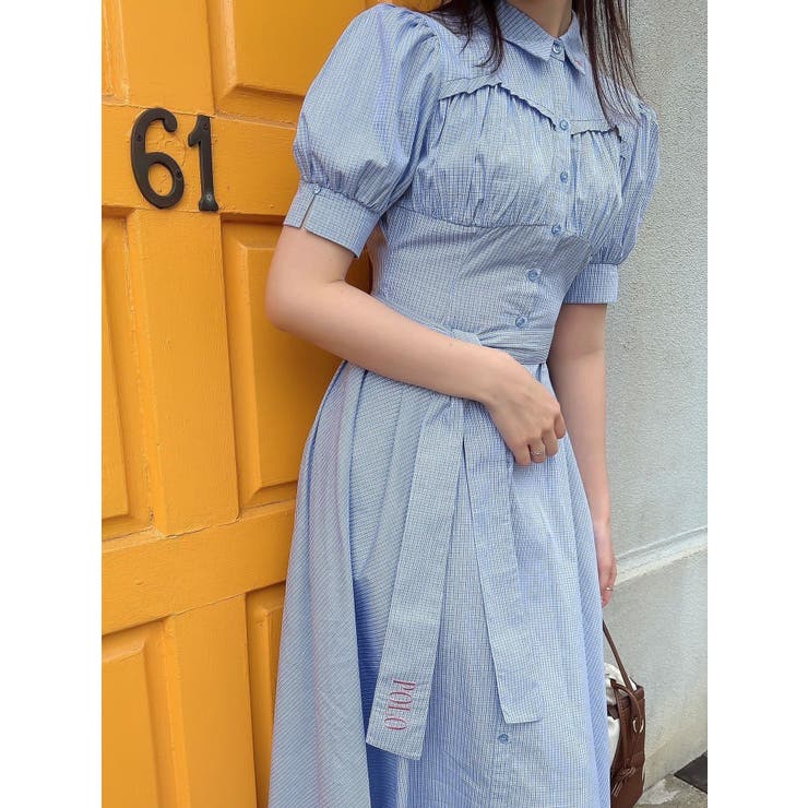 【POLO BCSコラボ/再生産】コルセットスウィッチングシャツワンピース | dazzlin | 詳細画像30