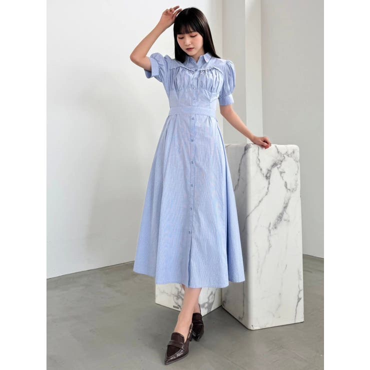 【POLO BCSコラボ/再生産】コルセットスウィッチングシャツワンピース | dazzlin | 詳細画像32