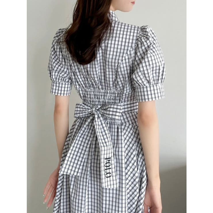 【POLO BCSコラボ/再生産】コルセットスウィッチングシャツワンピース | dazzlin | 詳細画像40