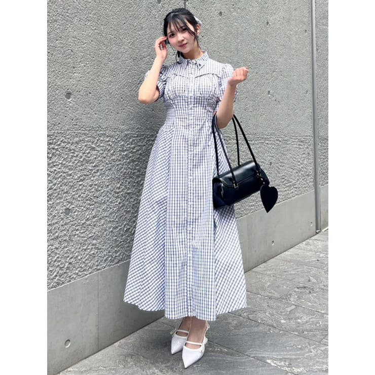 【POLO BCSコラボ/再生産】コルセットスウィッチングシャツワンピース | dazzlin | 詳細画像43