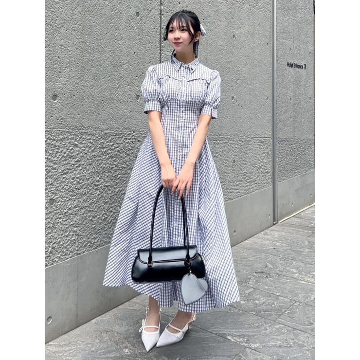 【POLO BCSコラボ/再生産】コルセットスウィッチングシャツワンピース | dazzlin | 詳細画像44