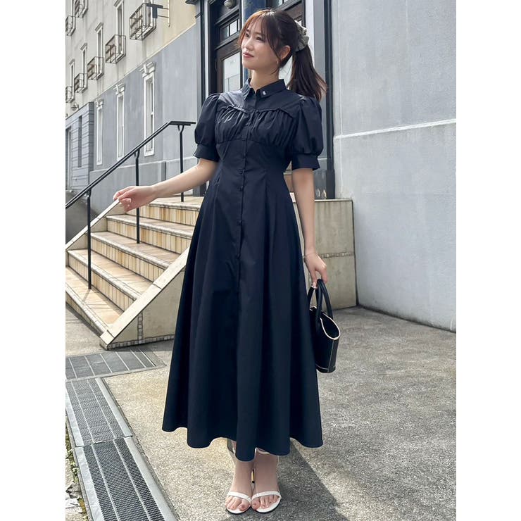 未使用級・2025年 POLO BCS コルセットスウィッチングシャツワンピース セール】【POLOBCSコラボ】コルセットスウィッチングシャツ