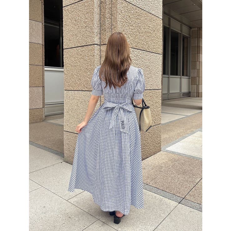 【POLO BCSコラボ/再生産】コルセットスウィッチングシャツワンピース | dazzlin | 詳細画像6