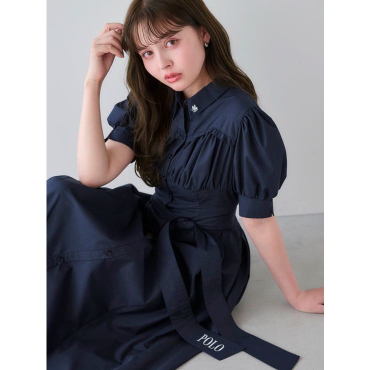 POLO BCSコラボ/再生産】コルセットスウィッチングシャツ