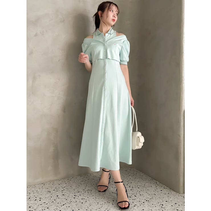 【美品】HAZZYS 165 ポロワンピース 美品】HAZZYS 165 ポロワンピース HAZZYS(へジス) ワンピース