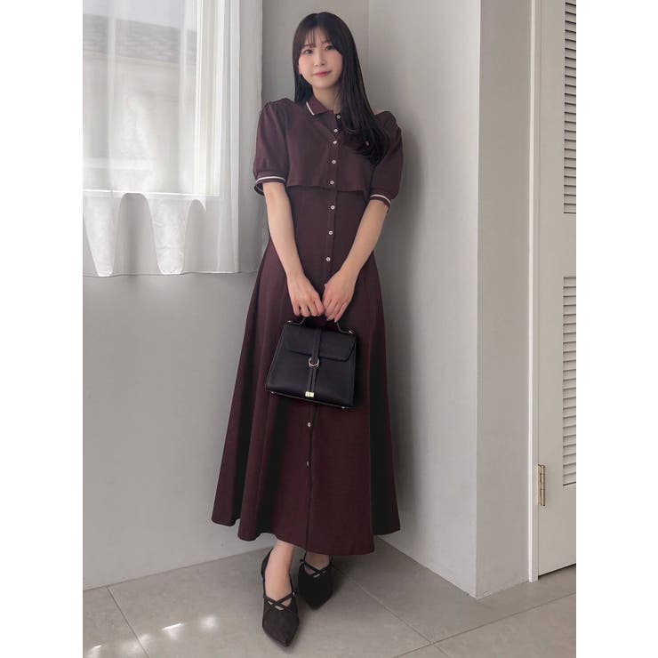 タグ付き:ポロ　ダズリンコラボ　シャツワンピース　　ロング　M ベルト欠品 タグ付き:ポロ ダズリンコラボ シャツワンピース ロング M