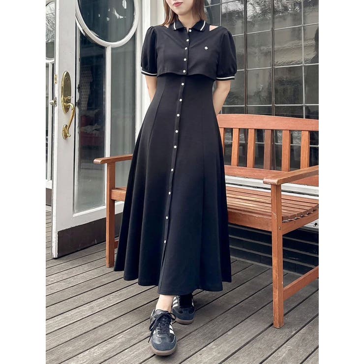 POLO BCSコラボ/再生産】レイヤードポロワンピース[品番