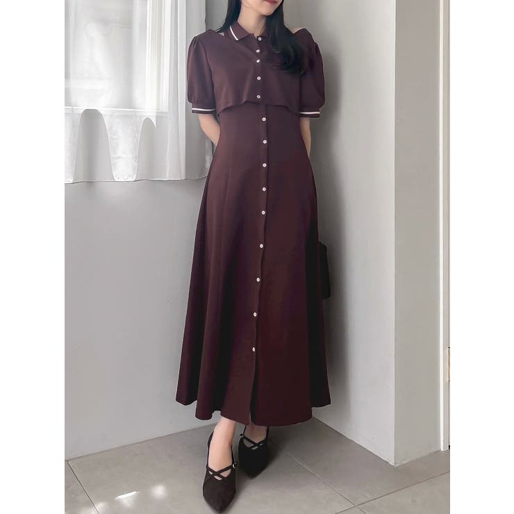 【期間限定お値下げ】dazzlin POLOダズリンコラボ シャツワンピース M ダズリン dazzlin 【POLOBCSコラボ】コルセットスウィッチング