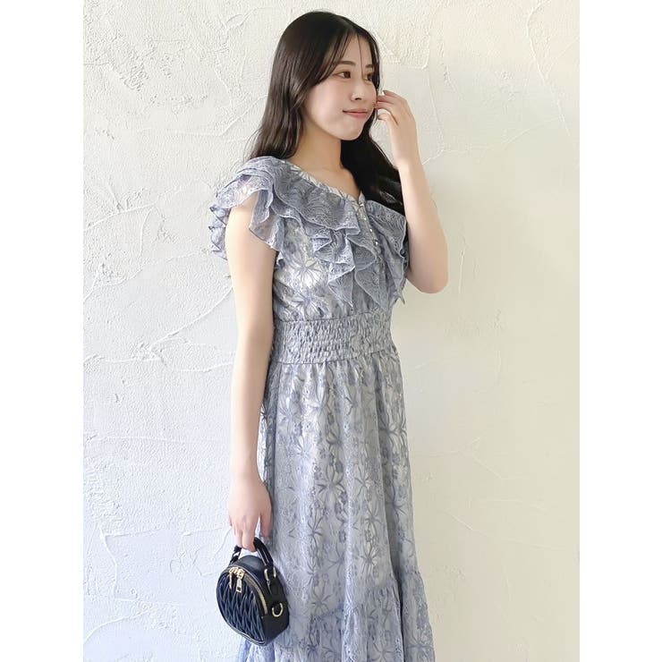 【WEB限定】バックリボンレースノースリワンピース | dazzlin | 詳細画像20 