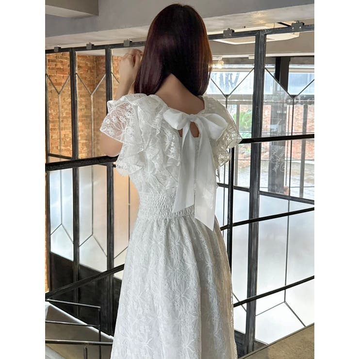 【WEB限定】バックリボンレースノースリワンピース | dazzlin | 詳細画像27 