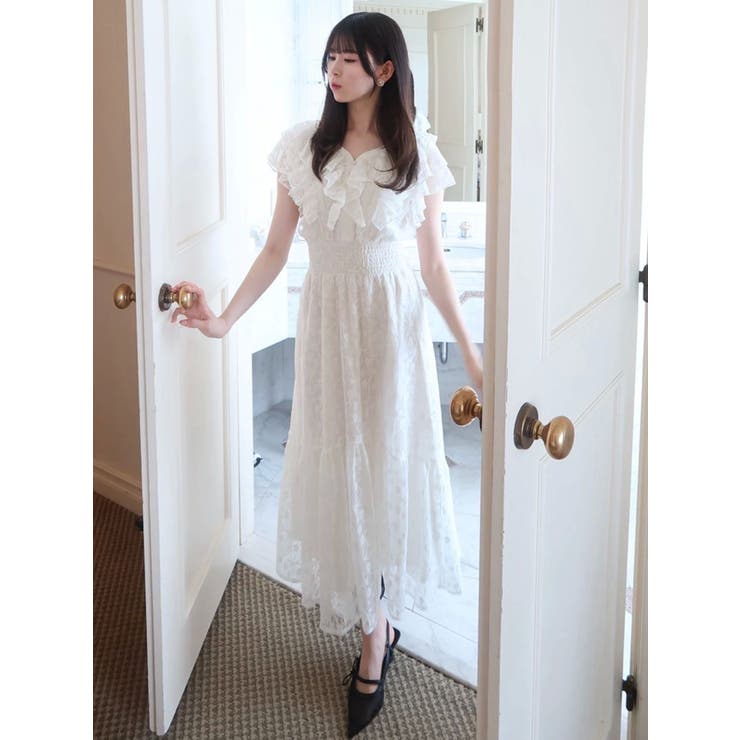 【WEB限定】バックリボンレースノースリワンピース | dazzlin | 詳細画像28 