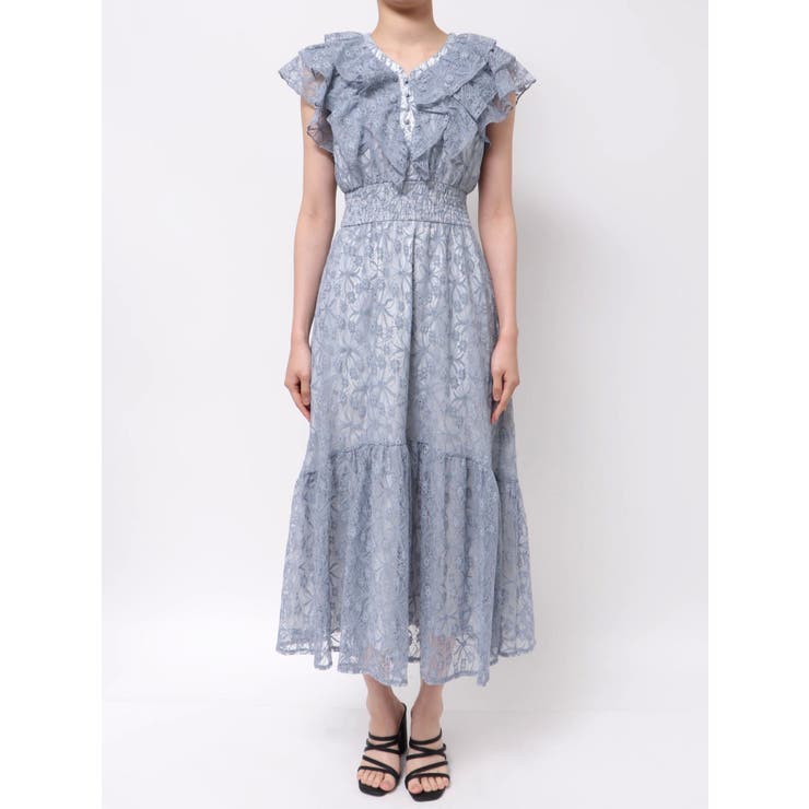 【WEB限定】バックリボンレースノースリワンピース | dazzlin | 詳細画像33 