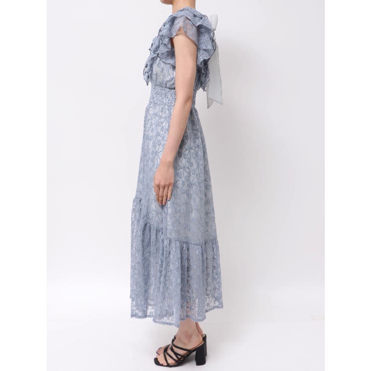【WEB限定】バックリボンレースノースリワンピース | dazzlin | 詳細画像34 