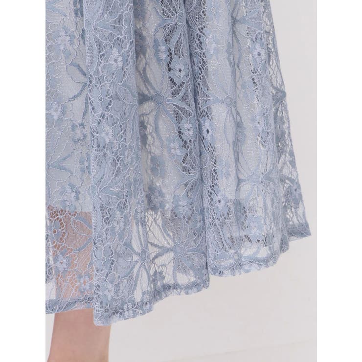 【WEB限定】バックリボンレースノースリワンピース | dazzlin | 詳細画像38 