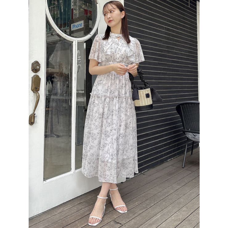 【復刻】Watercolorflowerワンピース | dazzlin | 詳細画像15 