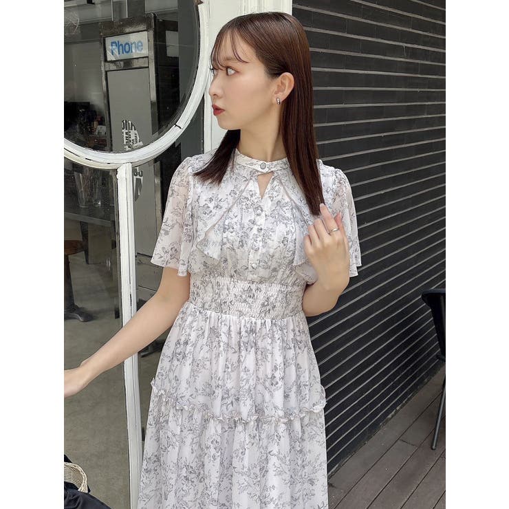 dazzlin ワンピース dazzlin ワンピース ピンタックフラワーワンピース : ZOZOTOWN